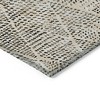 Beige Ivory And Black Geometric Washable Indoor Outdoor Area Rug - 4 of 4
