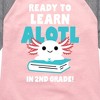 Girls' - Instant Message - Learn Alotl In 2nd Grade Shirt Tail Raglan Graphic T-shirt - 2 of 4