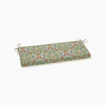 Pretty Witty Reef Outdoor Bench Cushion Blue - Pillow Perfect