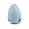 Journee Womens Saar Comfort Insole Round Toe Kitten Heel Pumps - 3 of 4