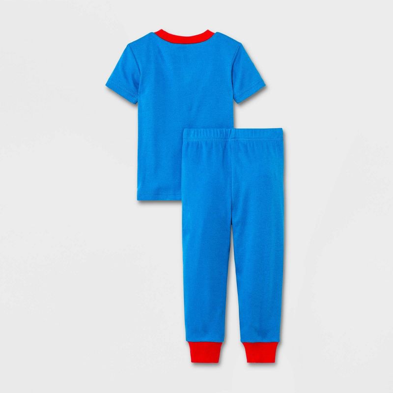 Toddler Boys&#39; 4pc Marvel Black Panther and America Captain Snug Fit Pajama Set - Black, 2 of 4