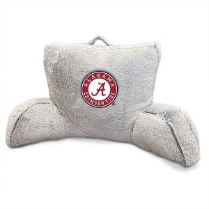 NCAA Alabama Crimson Tide Faux Fur Logo Backrest Support Pillow - 1 of 1
