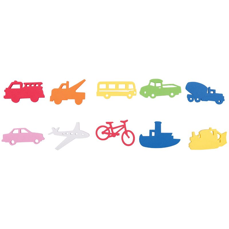 Ready 2 Learn Giant Stampers, Transportation Vehicles, Set of 10, 3 of 4