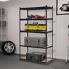 5-Tier Adjustable Storage Shelves, Garage Shelving Units,Heavy Duty Metal Storage Shelf for Closet Pantry,Kitchen,Bathroom,Black - 3 of 4