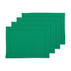 Solino Home Linen Classic Hemstitch Placemats - 1 of 4