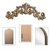 Infurnic Full Length Mirrors Elegant Baroque Style, Vintage Ornate Arched for Living Room, Bedroom, Clothing Shop, Brown, 36"*0.78"*66.5" - 4 of 4