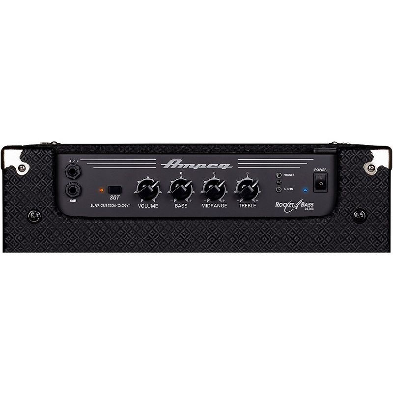 Ampeg Rocket Bass RB-108 1x8 30W Bass Combo Amp Black and Silver, 4 of 6