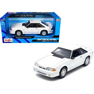 1993 Ford Mustang SVT Cobra White "Special Edition" Series 1/24 Diecast Model Car by Maisto - 1 of 4