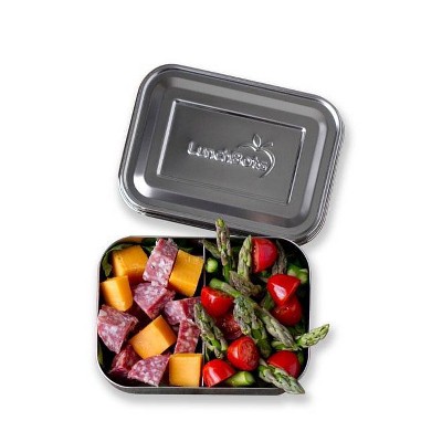 LunchBots Trio Stainless Steel 3 Compartment Bento Box