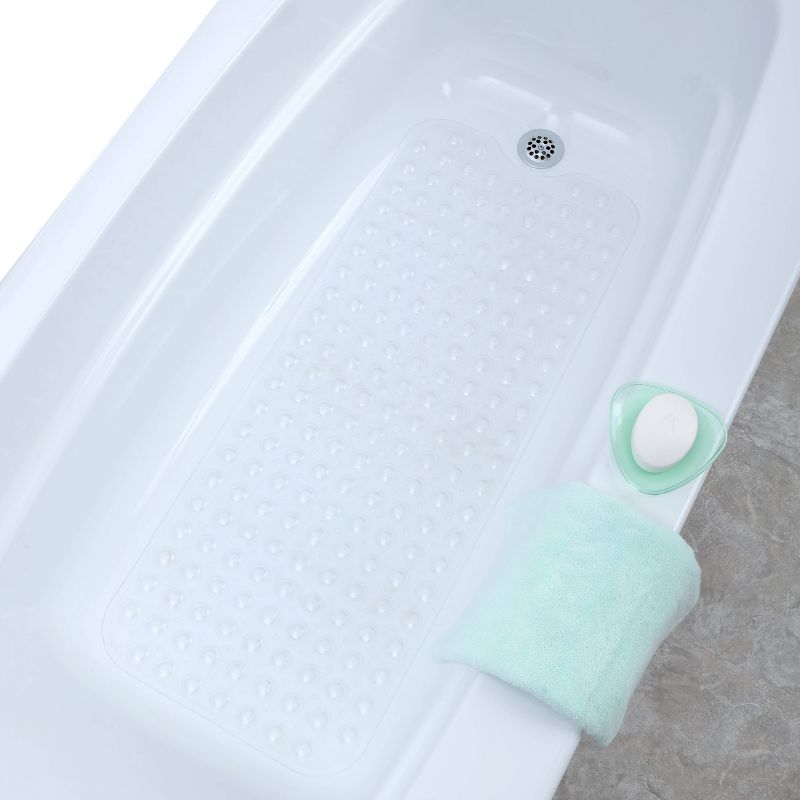 XL Non-Slip Bathtub Mat with Drain Holes - Slipx Solutions, 4 of 5