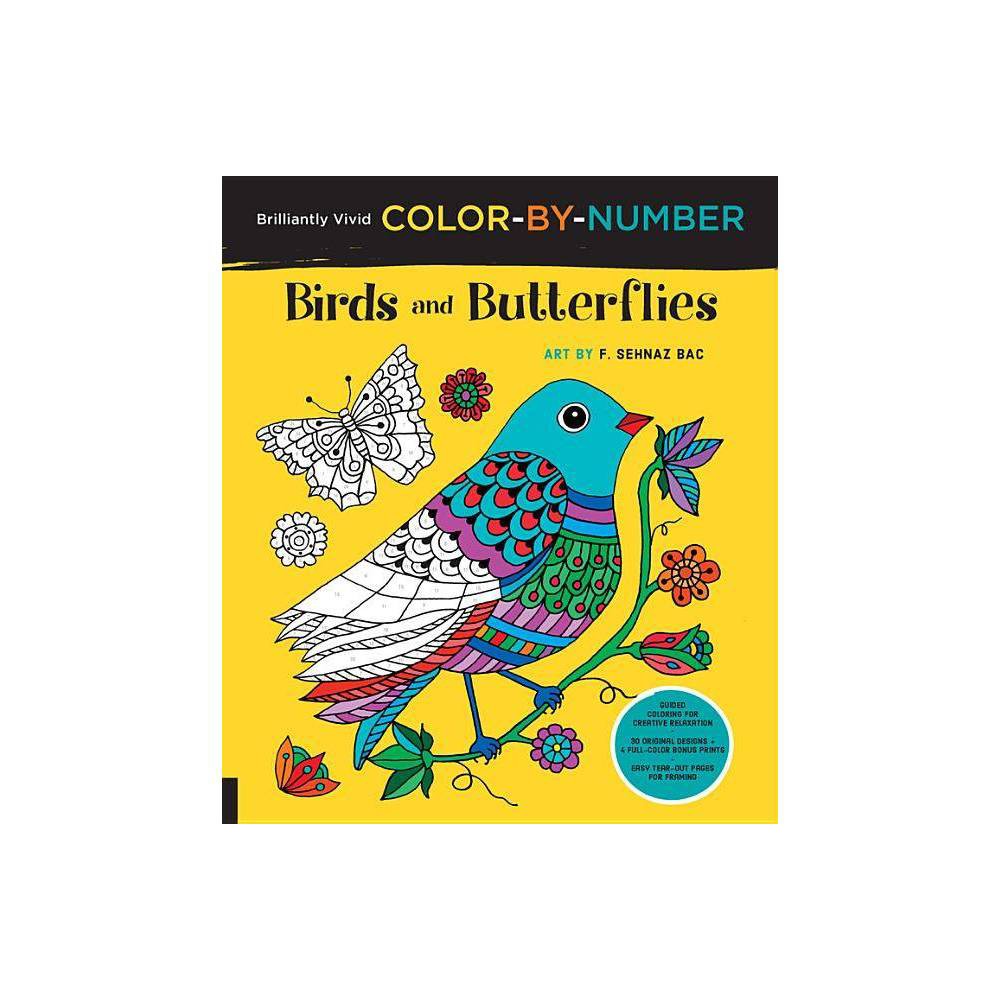 ISBN 9781589239463 product image for Brilliantly Vivid Color-By-Number: Birds and Butterflies - (Brilliantly Vivid Co | upcitemdb.com
