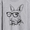 Men's - Instant Message - Bunny Bowtie Long Sleeve Graphic T-Shirt - 2 of 4