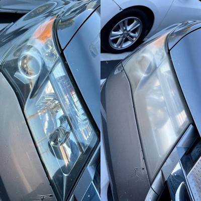 Headlight restoration on a 2013 Honda CRV using: Turtle Wax