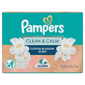 Pampers Clean & Calm Baby Wipes - 336ct/6pk - 1 of 4