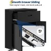 Heavy-Duty Rolling Tool Cabinet w/ Locking Drawer, 2 Adjustable Shelves & 4 Wheels - Rust-Resistant Metal Storage for Garage/Warehouse/Office - 3 of 4
