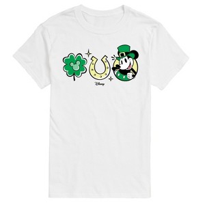 Men's - Disney - Mickey St Patricks Icons Short Sleeve Graphic T-Shirt - 1 of 4