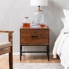 MH London Eden 22"  Nightstand Side Table Mango Wood & Iron - 3 of 4