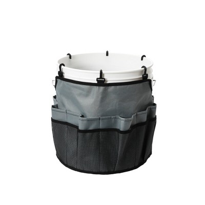 Household Essentials Bucket Caddy Tan/Black