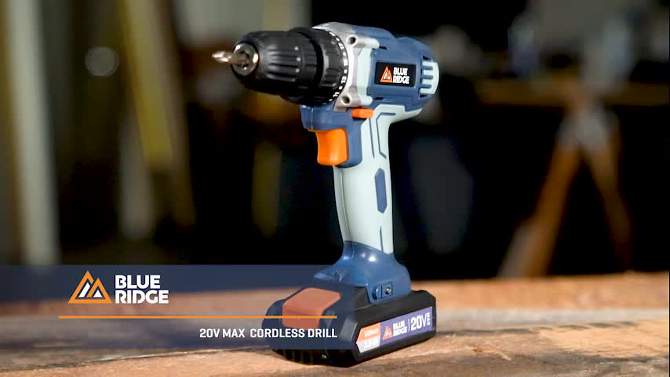 Blue Ridge Tools 20V MAX Cordless Drills, 2 of 19, play video