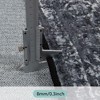 Lahome Machine Washable Traditional Design Floor Mat-Non Slip Ultra Thin Soft Rug for Living Room, Bedroom, or Office - 4 of 4
