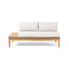 Vynxaria Loft 2-Seater Sofa - Stylish Acacia Wood & Water-Resistant Cushions for Outdoor Comfort - 2 of 4