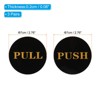 Unique Bargains Acrylic Self-Adhesive Decor Business Push Pull Door Signs 3 Pairs - 2 of 4