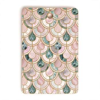Emanuela Carratoni Rose Gold Marble Inlays Cutting Board - Deny Designs