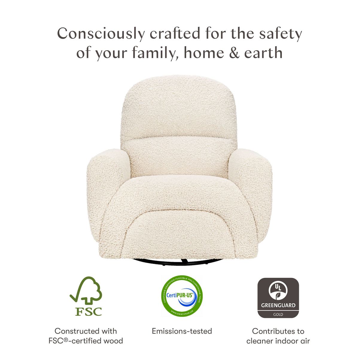 Babyletto Rainbow Recliner and Swivel Glider - thumbnail 2