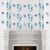 Big Dot of Happiness Confirmation Blue Elegant Cross - Boy Religious Party DIY Decorations - Clothespin Garland Banner - 44 Pieces - 3 of 4