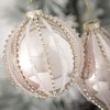 4.5"H and 6"H Sullivans Gem Ball Ornament - Set of 2  Silver Christmas Ornaments - 2 of 2