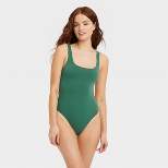 Women's 4-Way Stretch Tank Bodysuit - Auden™ Green