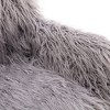 CAVINAS Adjustable Office Chair, Modern Faux Fur Home Office Desk Chairs, Fluffy Chair for Girls, Makeup Vanity Chair - 3 of 4