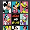 Women's - Disney - Mickey and Friends Grid Short Sleeve Graphic T-Shirt - 2 of 4