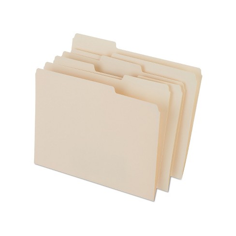 Myofficeinnovations 3 Tab Heavyweight Manila File Folders Letter 50/box ...