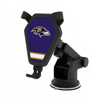 Keyscaper Baltimore Ravens Stripe 10-Watt Wireless Car Charger