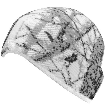 MUK LUKS Quietwear Unisex Digital Knit Camo Beanie, Adventure Snow, One Size Fits Most