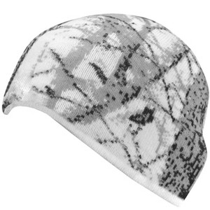 MUK LUKS Quietwear Unisex Digital Knit Camo Beanie, Adventure Snow, One Size Fits Most - 1 of 1