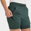 Girls' Active Light 2-in-1 Run Shorts - All In Motion™ - 3 of 3