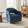 Eva Transition Upholstered Swivel Chair With Flared Arms | ARTFUL LIVING DESIGN - 2 of 4