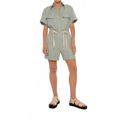 Women's Technical Twill Playsuit - DƒÅl the Label