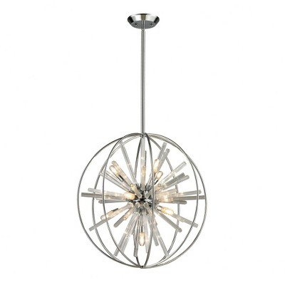 Elk Home Twilight 10 - Light Chandelier in  Polished Chrome