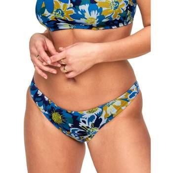 Aderea Women's Swim Bottoms High Waisted Bikini Bottoms Cheeky Bathing  Suits Panties Adjustable Tie Swimsuit Briefs : : Clothing, Shoes 