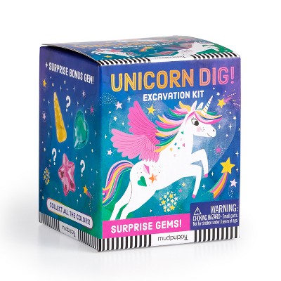 Unicorn Dig! Excavation Kit - by  Mudpuppy (Hardcover)