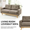QingMoon Mid-Century Loveseat Sofa, 67.7" 2-Seat Upholstered Couch with Wooden Legs and Tufted Back for Living Room and Office - 3 of 4