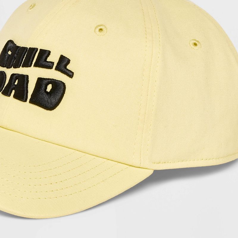 Men&#39;s Solid Cotton Chill Dad Baseball Hat - Goodfellow &#38; Co&#8482; Yellow, 5 of 6