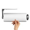 simplehuman Wall Mount Paper Towel Holder Brushed Stainless Steel: 5-Year Warranty, Spot Clean, Silver, 13.1" Width - image 3 of 4