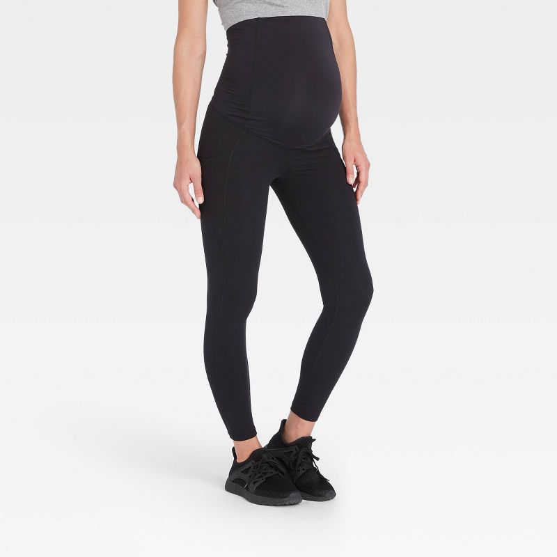 Over Belly Active Maternity Leggings - Isabel Maternity by Ingrid & Isabel™, 3 of 9