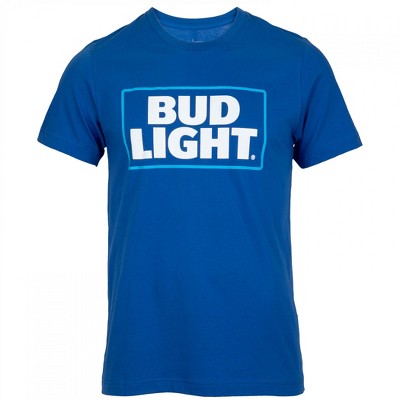 Adult Bud Light New Logo Royal Blue T-Shirt