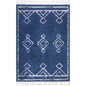 Nuloom Mackie Moroccan Diamond Tassel Indoor Area Rug - 1 of 4