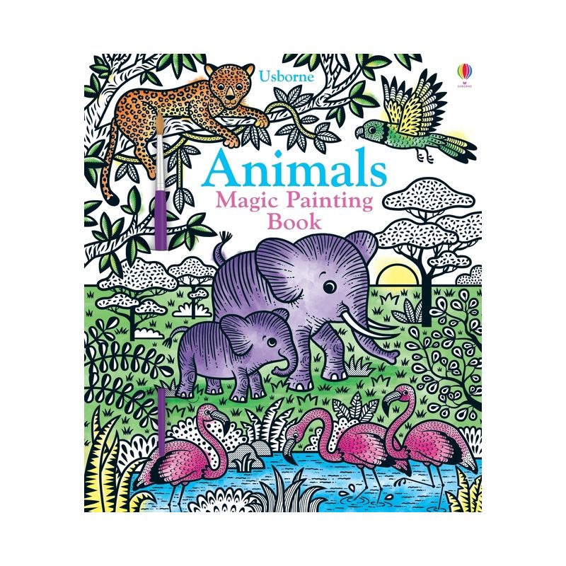 Animals Magic Painting Book - (Magic Painting Books) by  Sam Taplin (Paperback), 1 of 2